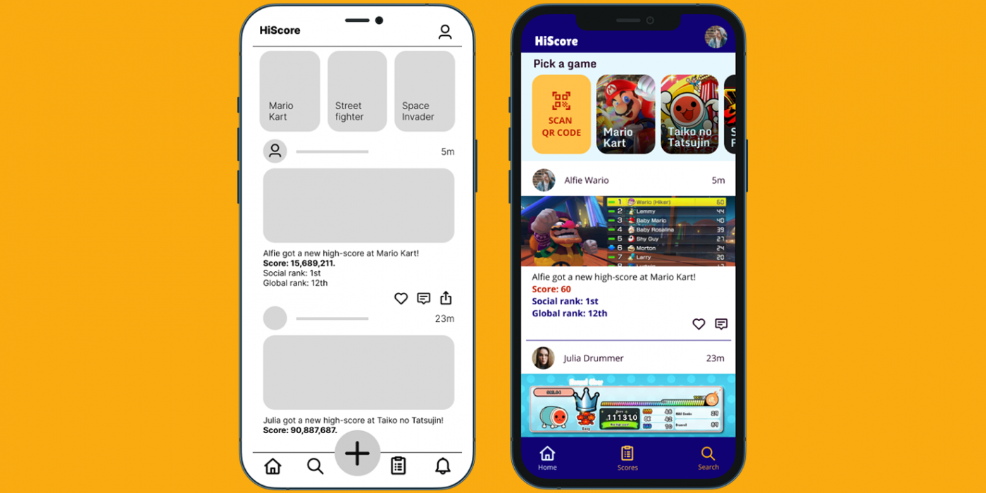 HiScore app case study